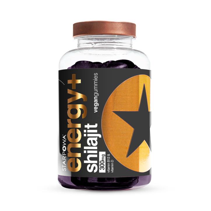 Starpowa ENERGY+ Shilajit 300mg 60 Vegan Gummies